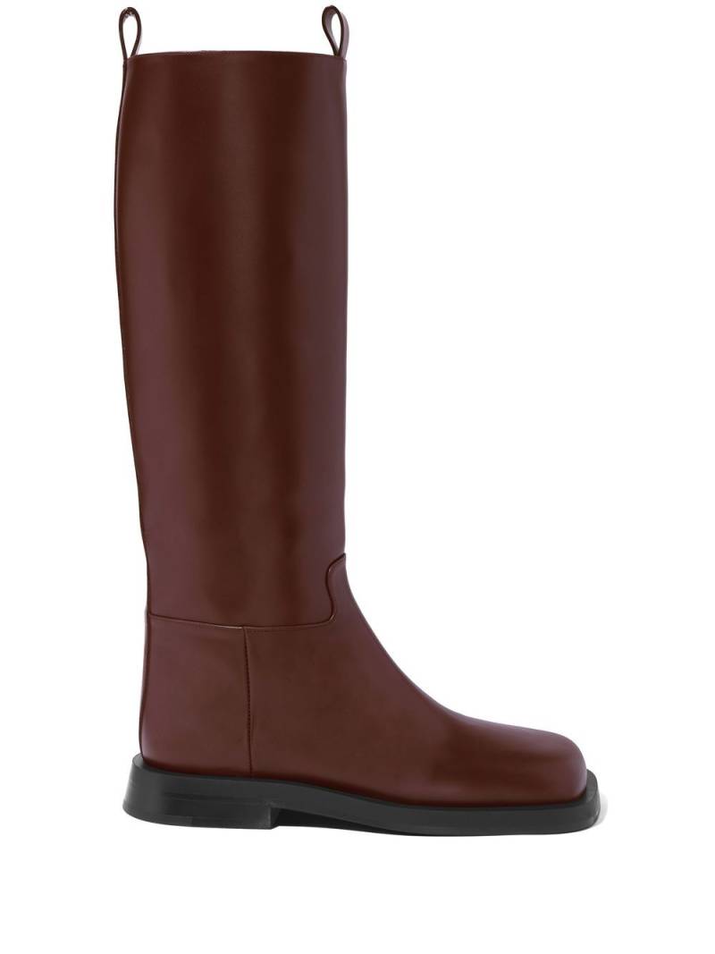 Proenza Schouler square toe riding boots - Brown von Proenza Schouler