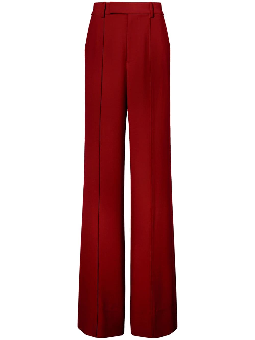 Proenza Schouler wide-leg crepe trousers - Red von Proenza Schouler