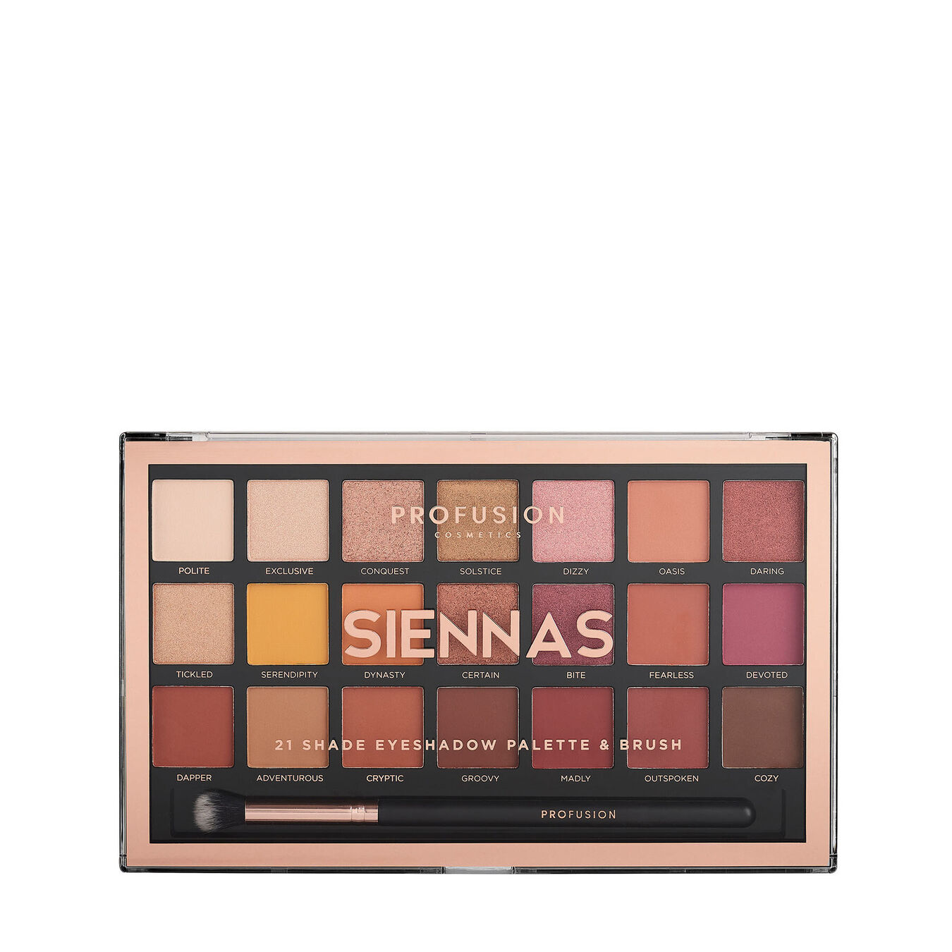 PROFUSION 21 Shade Palette Siennas M Lidschattenpalette 1ST von Profusion