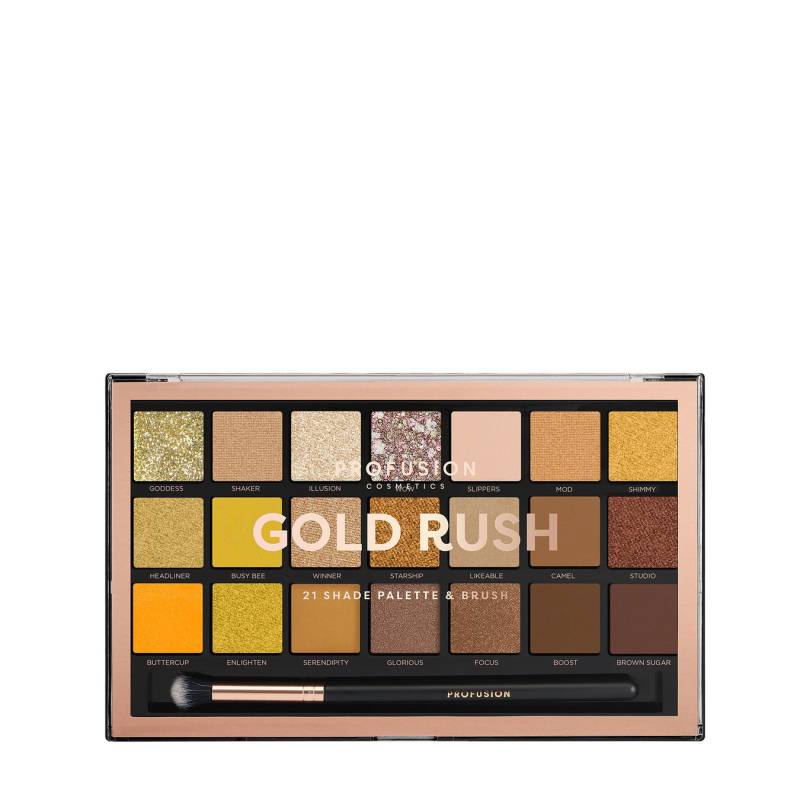 PROFUSION Gold Rush 21 Shade Eyeshadow Palette von Profusion