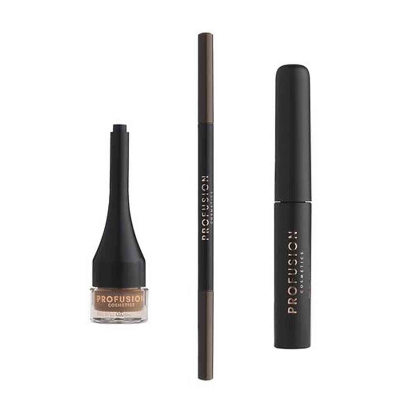 PROFUSION Ultimate Brow Sculpt Dark Brown Make-up Set 1ST von Profusion