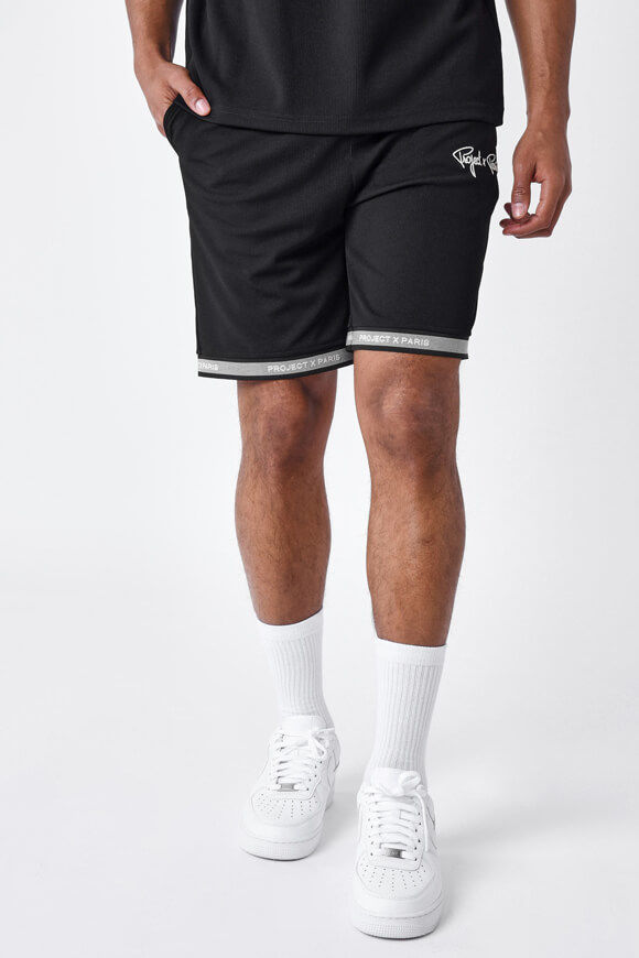 Project X Strukturierte Stoffshorts | Black | Herren  | L von Project X