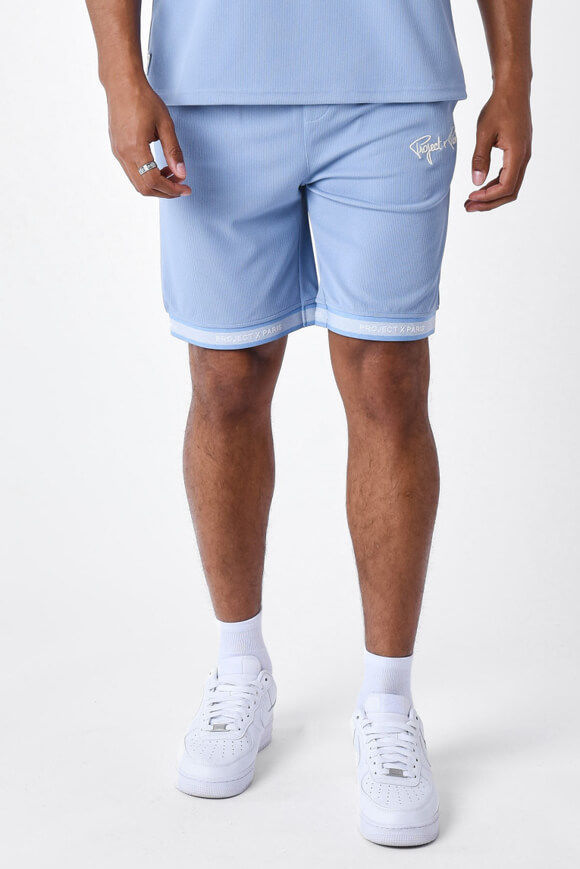 Project X Strukturierte Stoffshorts | Blue | Herren  | L von Project X