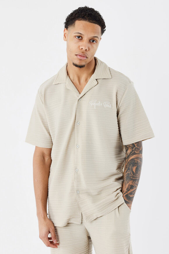 Project X Strukturiertes Hemd | Beige | Herren  | XL von Project X