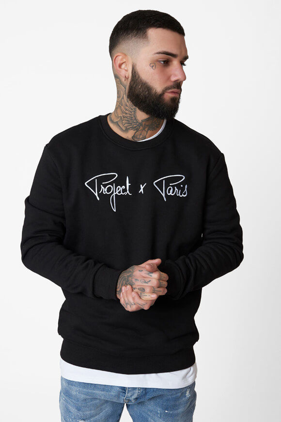 Project X Sweatshirt | Black | Herren  | L von Project X