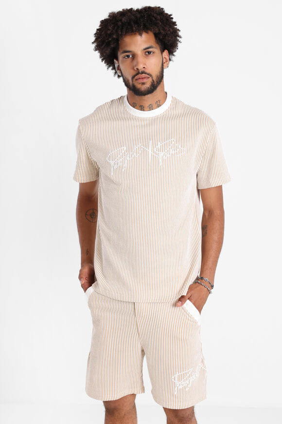 Project X T-Shirt mit Strukturstoff | Beige + Offwhite | Herren | L Project X T-Shirt mit Strukturstoff | Beige + Offwhite | Herren | L von Project X