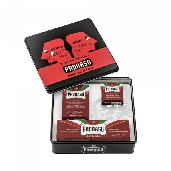 Rasierset Vintage Selection Red Nourish 23x22x7.5cm Damen  1 pezzo von Proraso