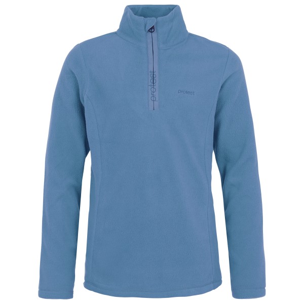 Protest - Girl's Mutey JR 1/4 Zip Top - Fleecepullover Gr 128 blau von Protest