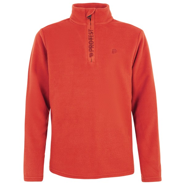 Protest - Kid's Perfecty 1/4 Zip Top - Fleecepullover Gr 104 rot von Protest