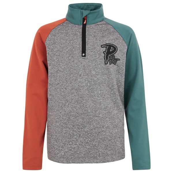 Protest - Kid's Prtvalki 1/4 Zip Top - Fleecepullover Gr 140 grau von Protest