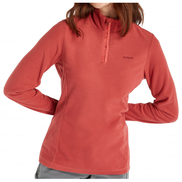 Protest - Women's Mutez 1/4 Zip Top - Fleecepullover Gr 36 - S rot von Protest