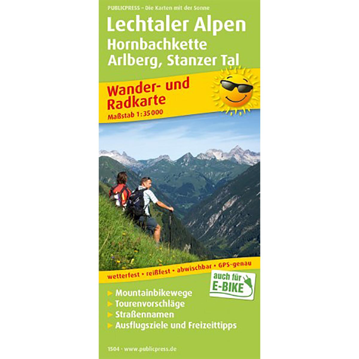 PublicPress RWK 1504 Lechtaler Alpen - Hornbachkette, Arlberg von PublicPress