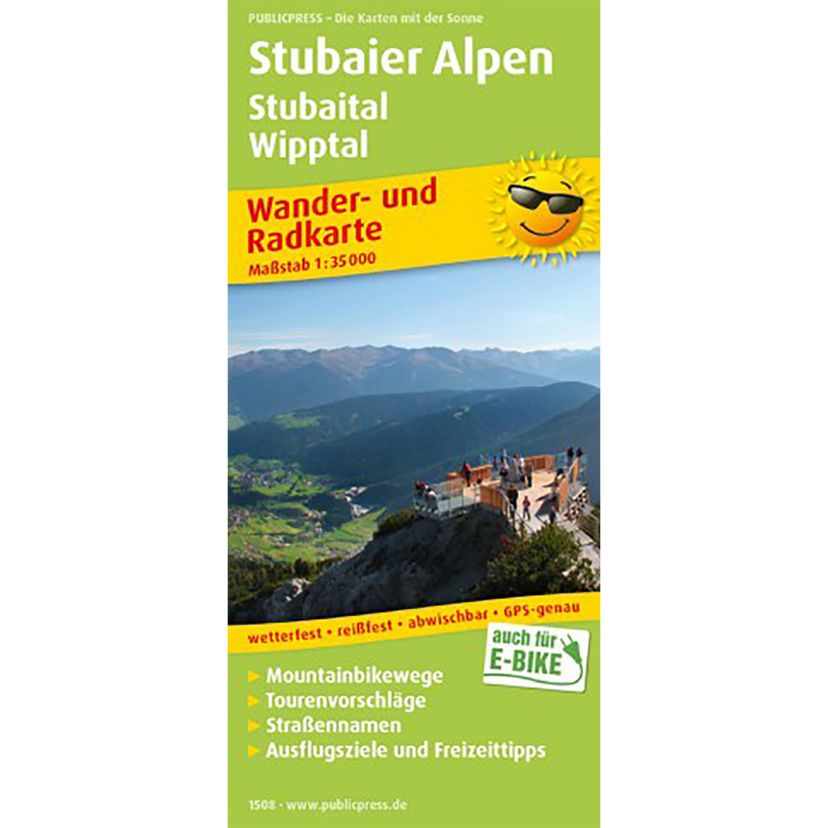 PublicPress RWK 1508 Stubaier Alpen - Stubaital, Wipptal von PublicPress