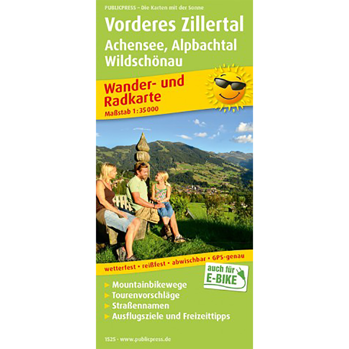 PublicPress RWK 1525 Vorderes Zillertal - Achensee, Alpbachtal von PublicPress