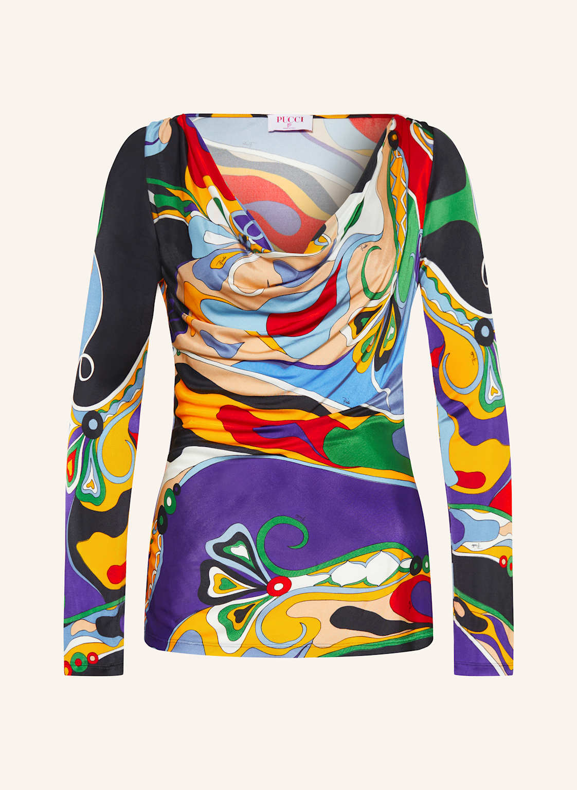 Pucci Blusenshirt Aus Satin lila Pucci Blusenshirt Aus Satin lila von Pucci