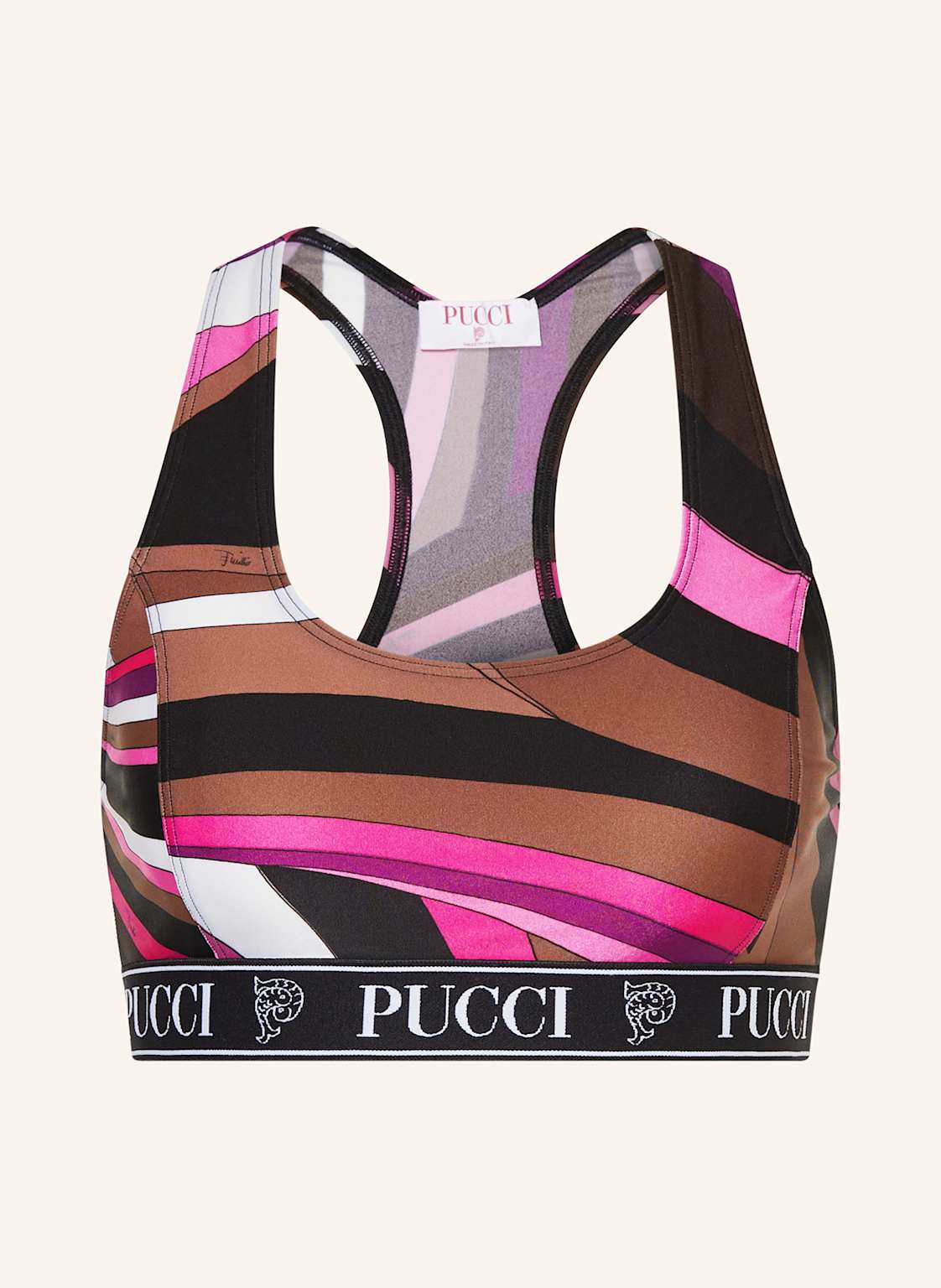 Pucci Cropped-Top pink von Pucci