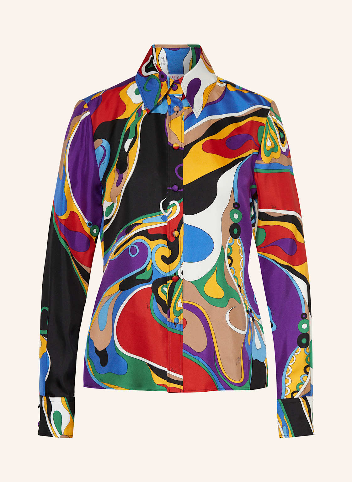 Pucci Hemdbluse Aus Seide lila Pucci Hemdbluse Aus Seide lila von Pucci