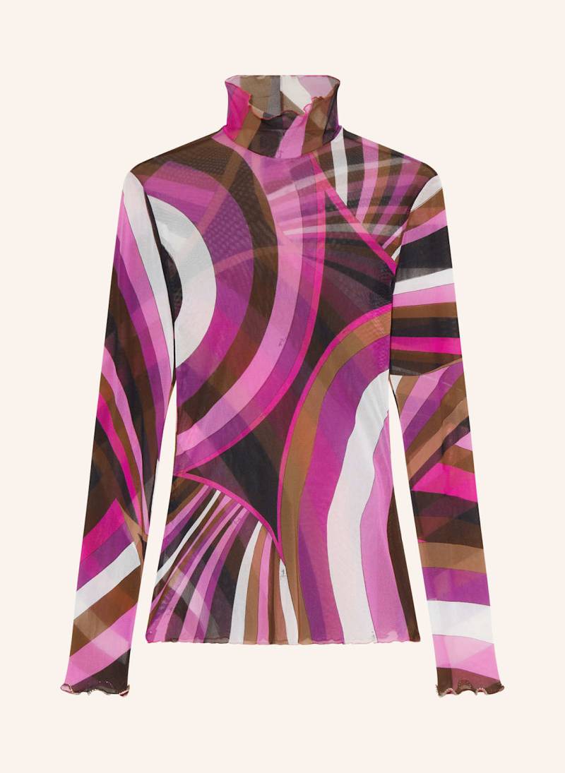 Pucci Longsleeve Aus Mesh lila von Pucci