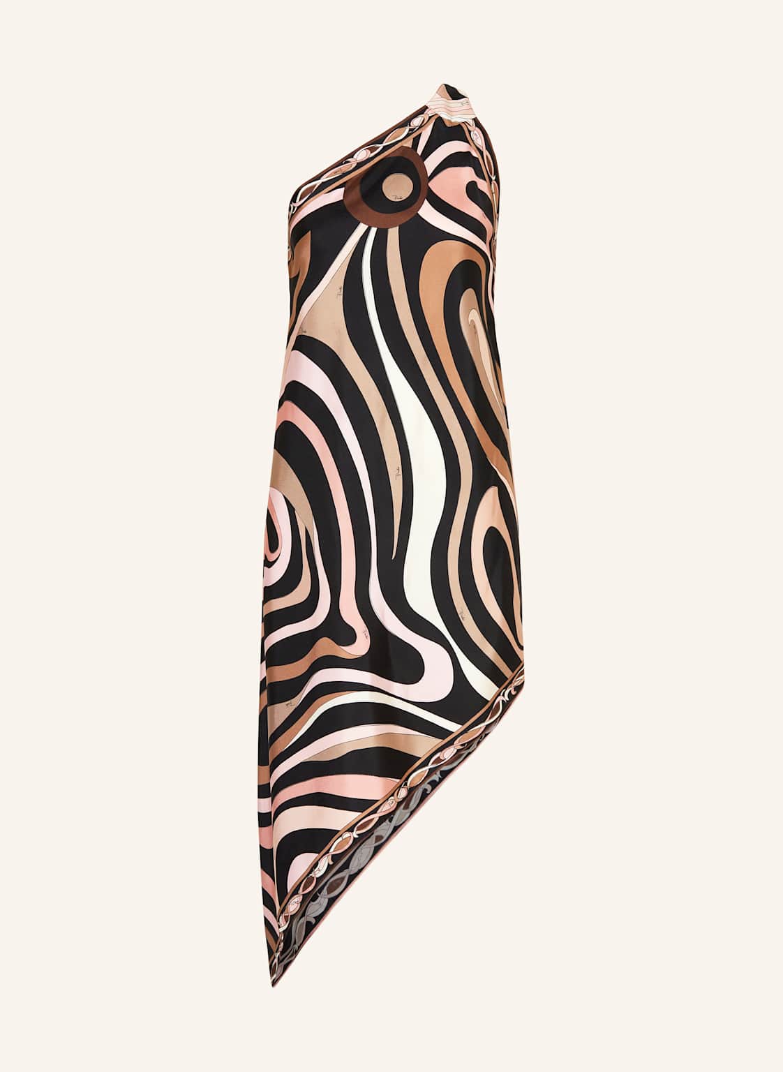 Pucci One-Shoulder-Kleid Aus Seide schwarz Pucci One-Shoulder-Kleid Aus Seide schwarz von Pucci