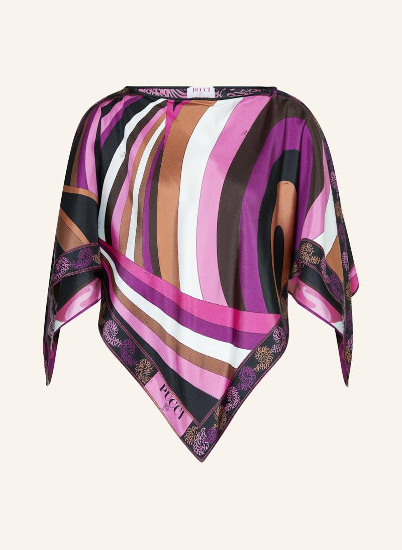 Pucci Seidenponcho pink von Pucci