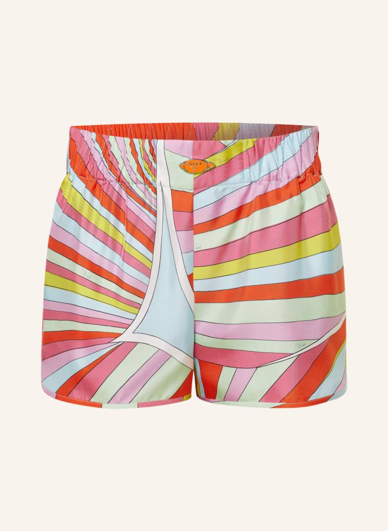 Pucci Seidenshorts rosa von Pucci