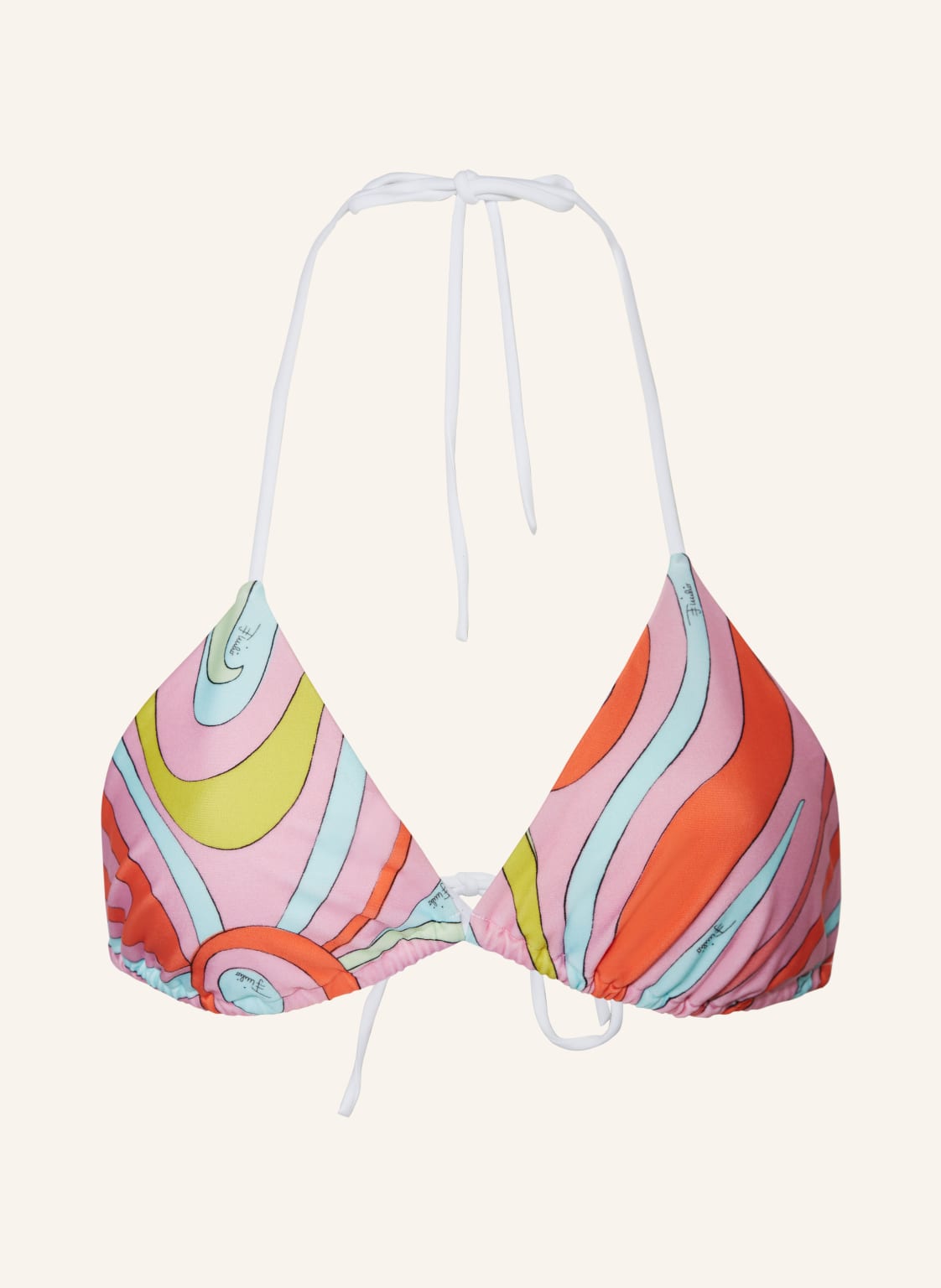 Pucci Triangel-Bikini-Top rosa von Pucci