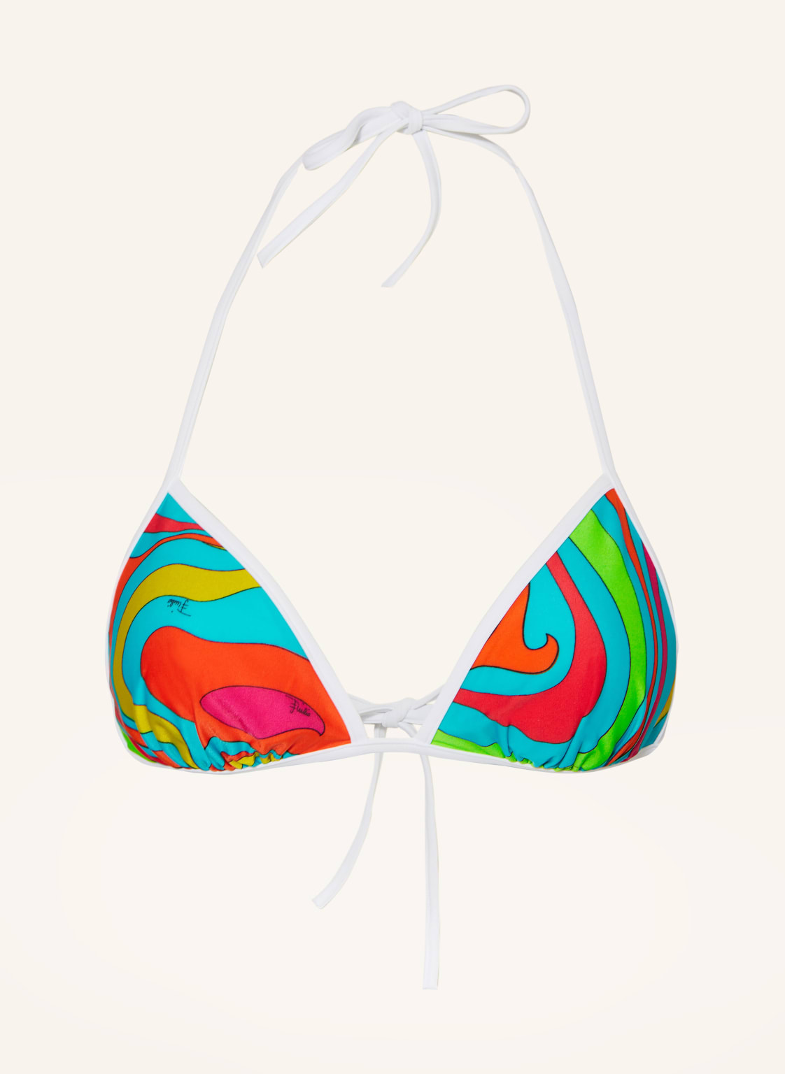 Pucci Triangel-Bikini-Top rot von Pucci