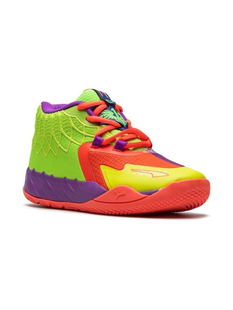 Puma Kids MB.01 Be You basketball shoes - Green von Puma Kids