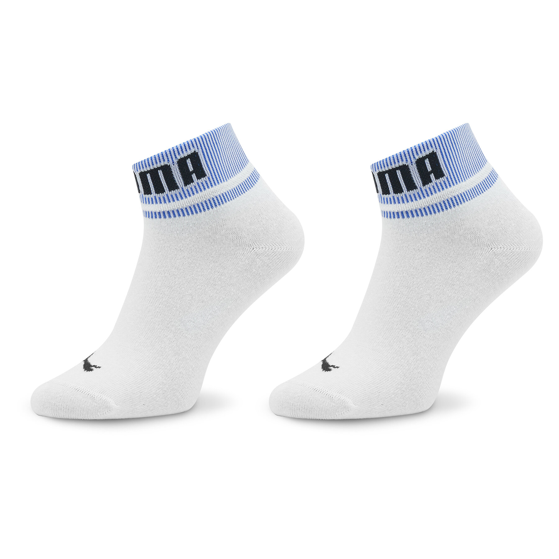2er-Set hohe Unisex-Socken Puma Unisex New Heritage Quarter 2P 938021 Weiß 2er-Set hohe Unisex-Socken Puma Unisex New Heritage Quarter 2P 938021 Weiß von Puma