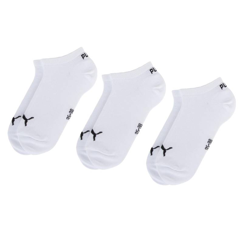 3er-Set niedrige Unisex-Socken Puma 261080001 Weiß von Puma