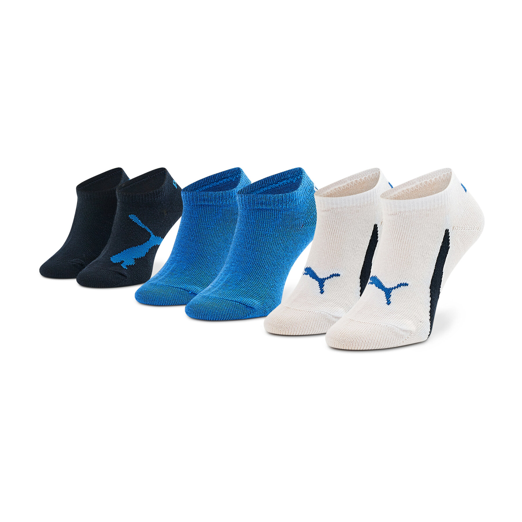 3er-Set niedrige Unisex-Socken Puma 907960 03 Bunt von Puma