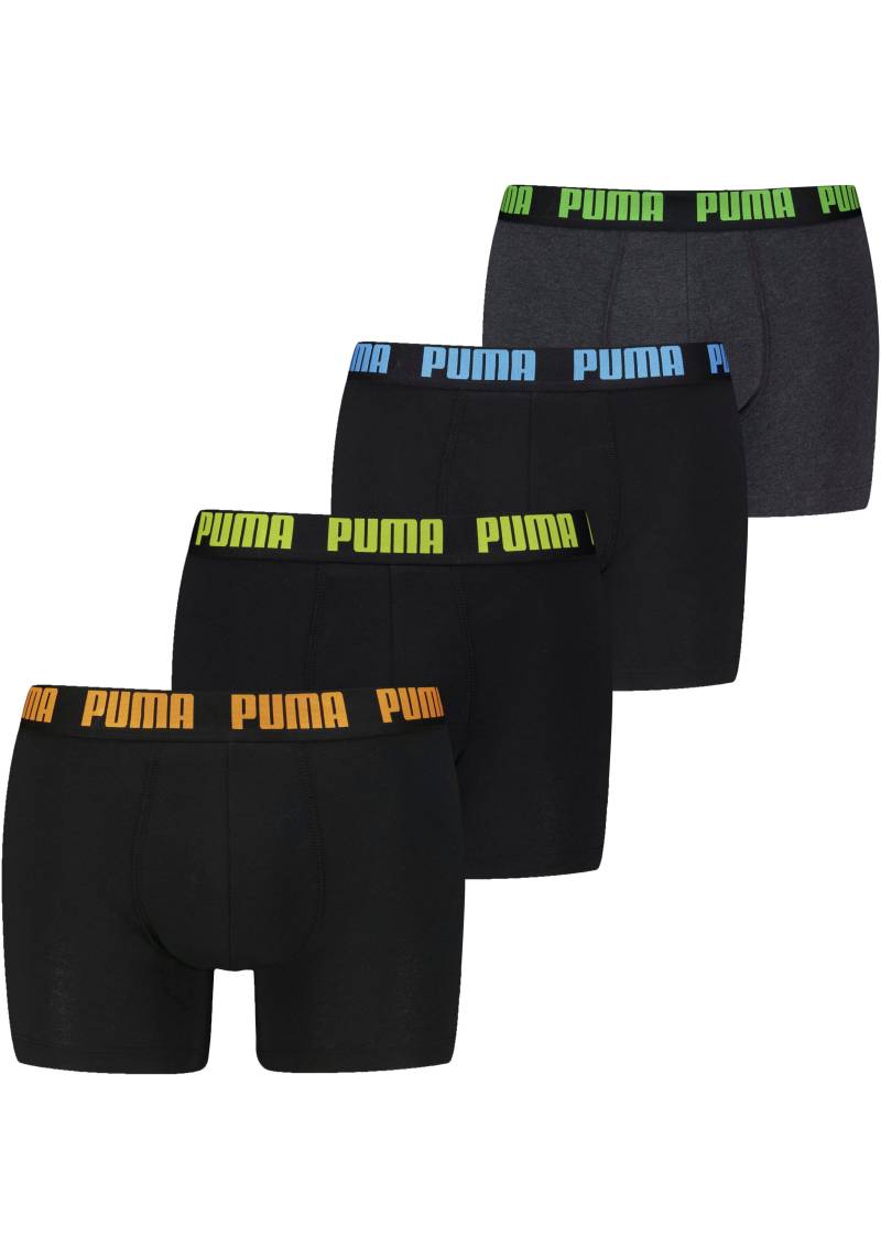 PUMA Boxershorts, (4er-Pack), mit Logobund von Puma