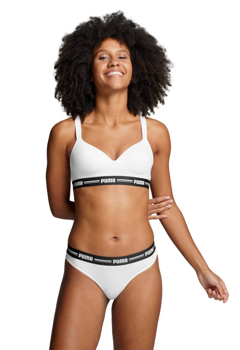 PUMA Bustier »PUMA WOMEN PADDED TOP 1P HANG«, mit leicht gepaddeten Cups von Puma