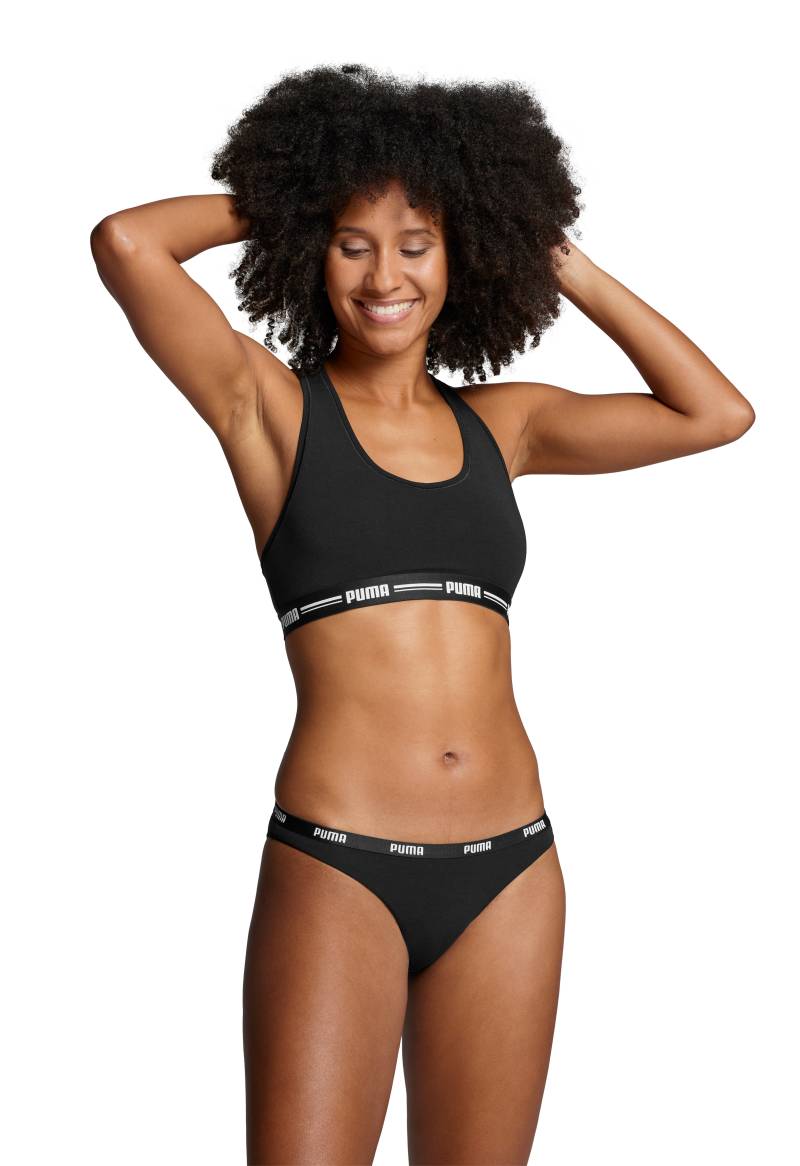 PUMA Bustier »PUMA WOMEN RACER BACK TOP 1P HANG«, mit markantem Logobund von Puma