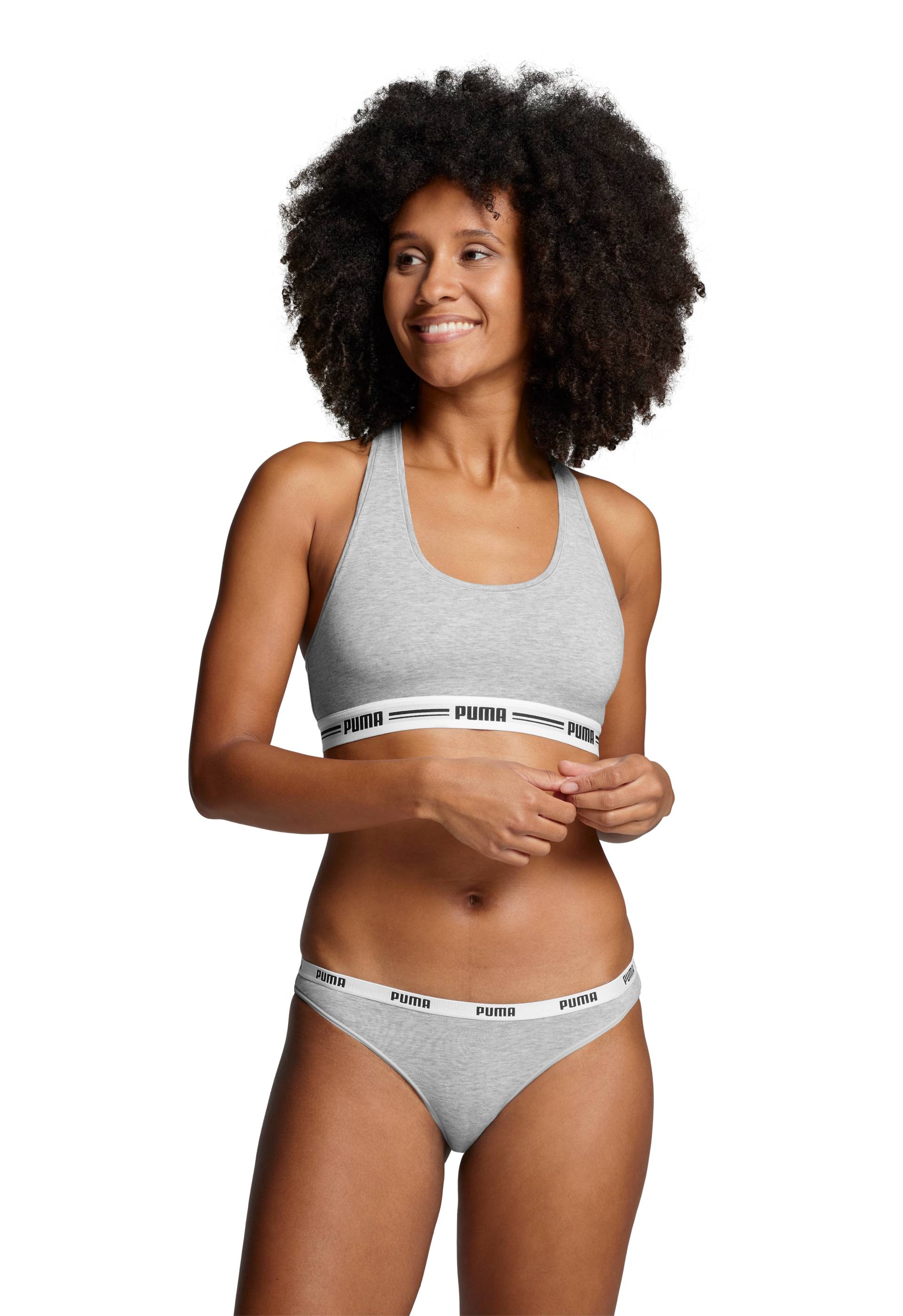 PUMA Bustier »PUMA WOMEN RACER BACK TOP 1P HANG«, mit markantem Logobund PUMA Bustier »PUMA WOMEN RACER BACK TOP 1P HANG«, mit markantem Logobund von Puma