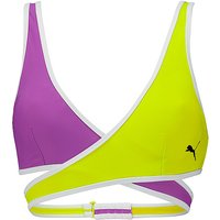 PUMA Damen Bikinioberteil Contour Plunge lila | L von Puma