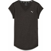 PUMA Damen Fitnessshirt Train Fav Heather schwarz | S von Puma