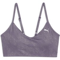 PUMA Damen Sport-BH Yoga Studio Medium Support lila | L von Puma