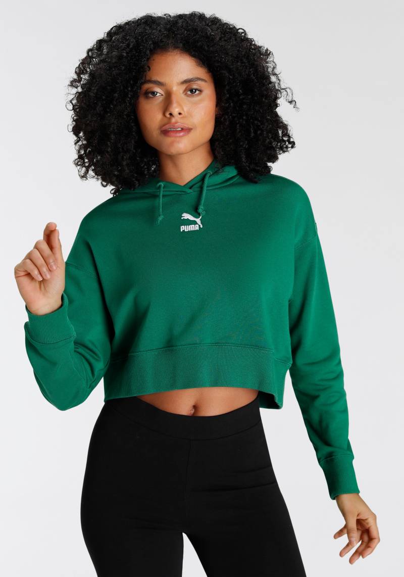 PUMA Kapuzensweatshirt »CLASSICS CROPPED HOODIE TR« von Puma