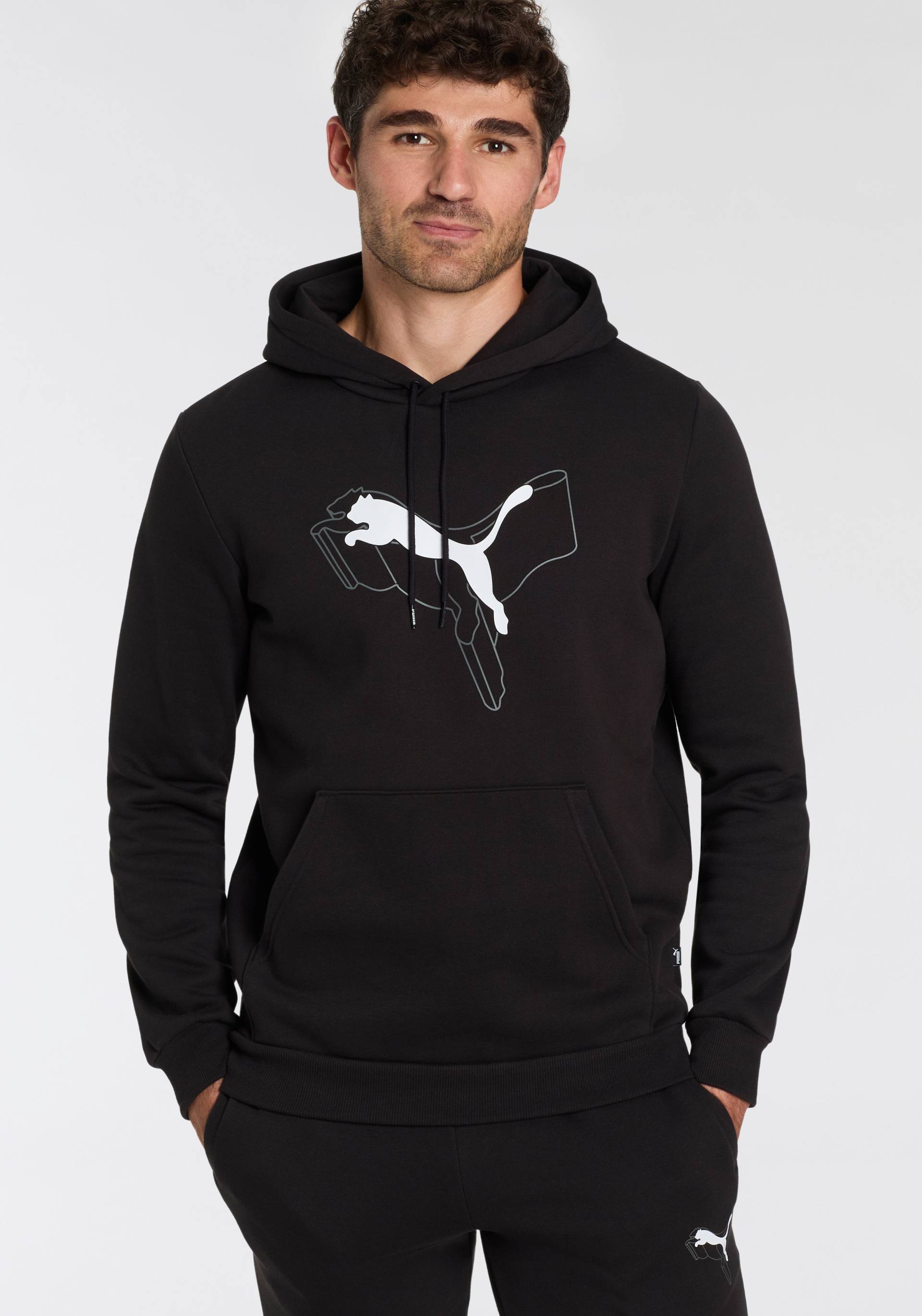 PUMA Kapuzensweatshirt »ESS+ LOGO LAB CAT HOODIE FL« von Puma