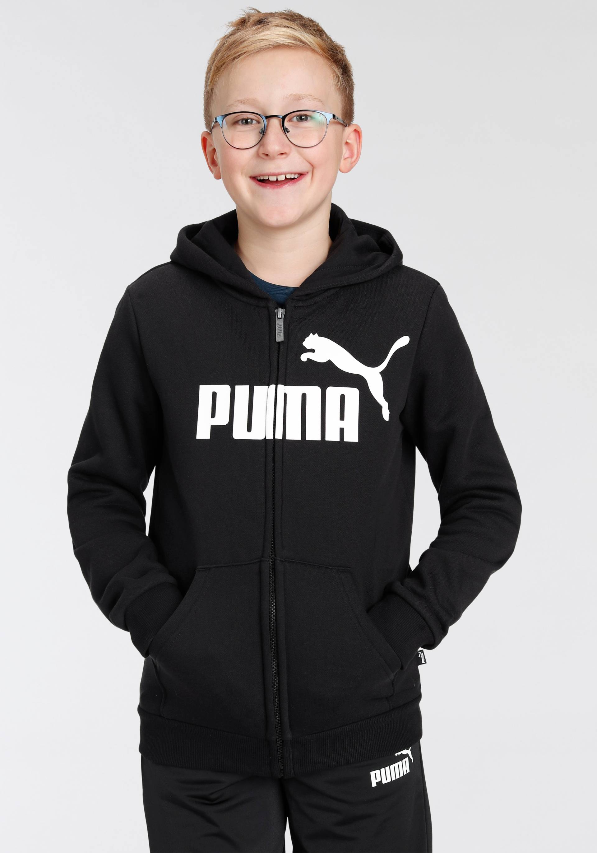 PUMA Kapuzensweatshirt »ESS BIG LOGO FZ HOODIE FL B« PUMA Kapuzensweatshirt »ESS BIG LOGO FZ HOODIE FL B« von Puma