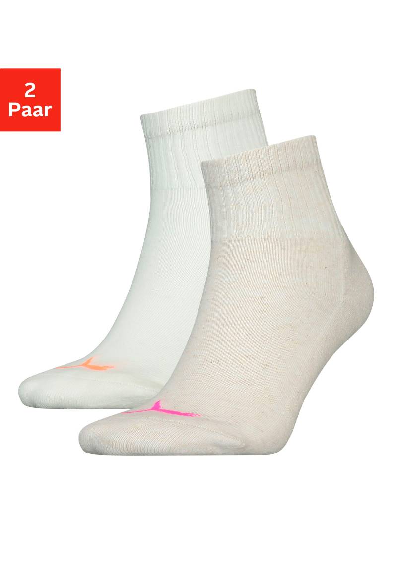 PUMA Kurzsocken, (2er-Pack), mit auffälligem Puma Branding von Puma