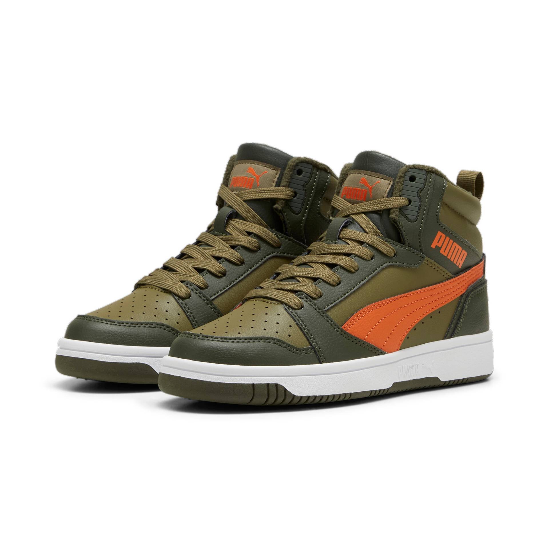 PUMA Sneaker »REBOUND V6 MID WTR JR«, gefüttert von Puma