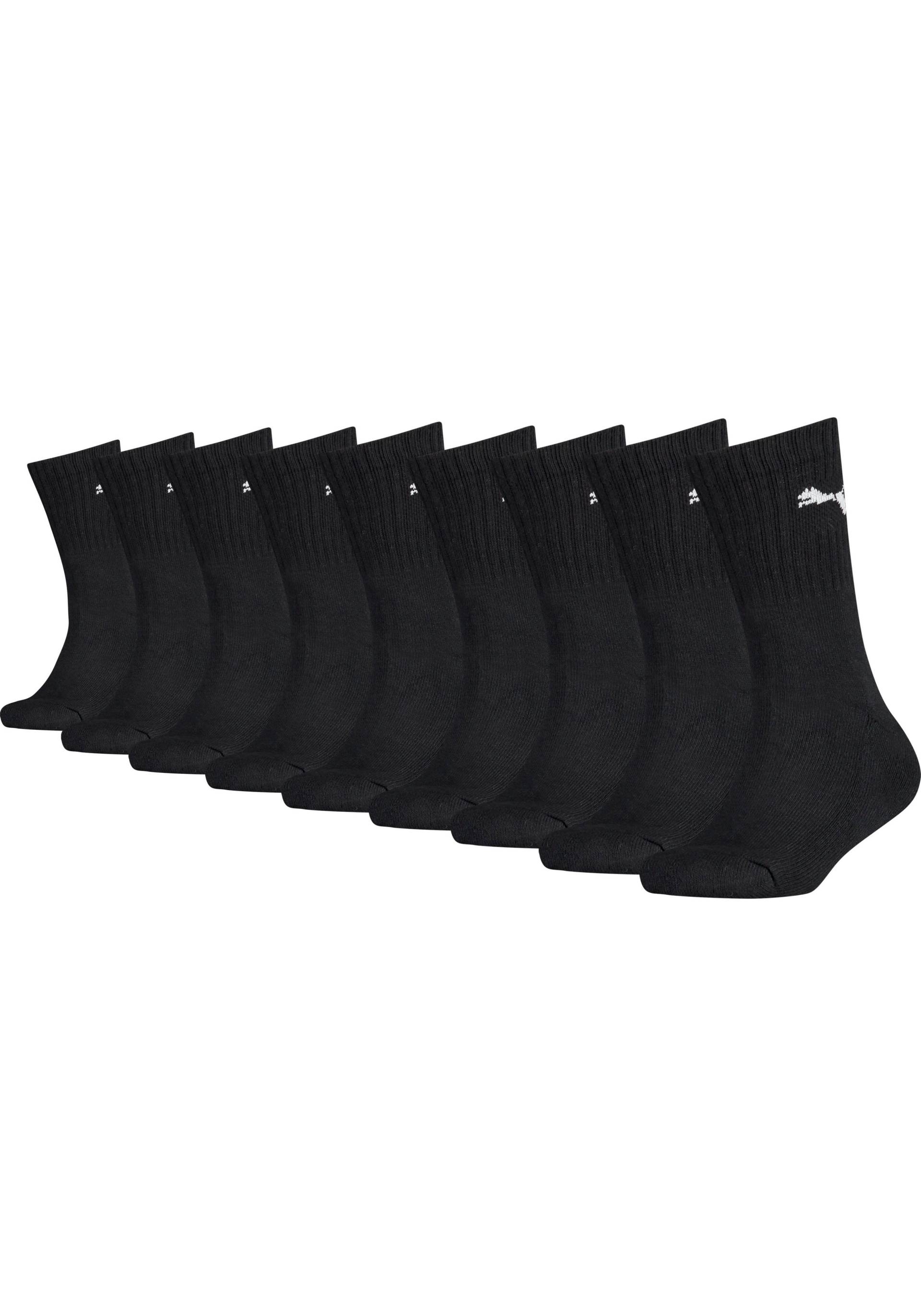 PUMA Socken »JUNIOR CREW SOCK 9P ECOM«, (9 Paar), gepolsterte Sohle für Stossdämpfung und zusätzlichen Komfort von Puma