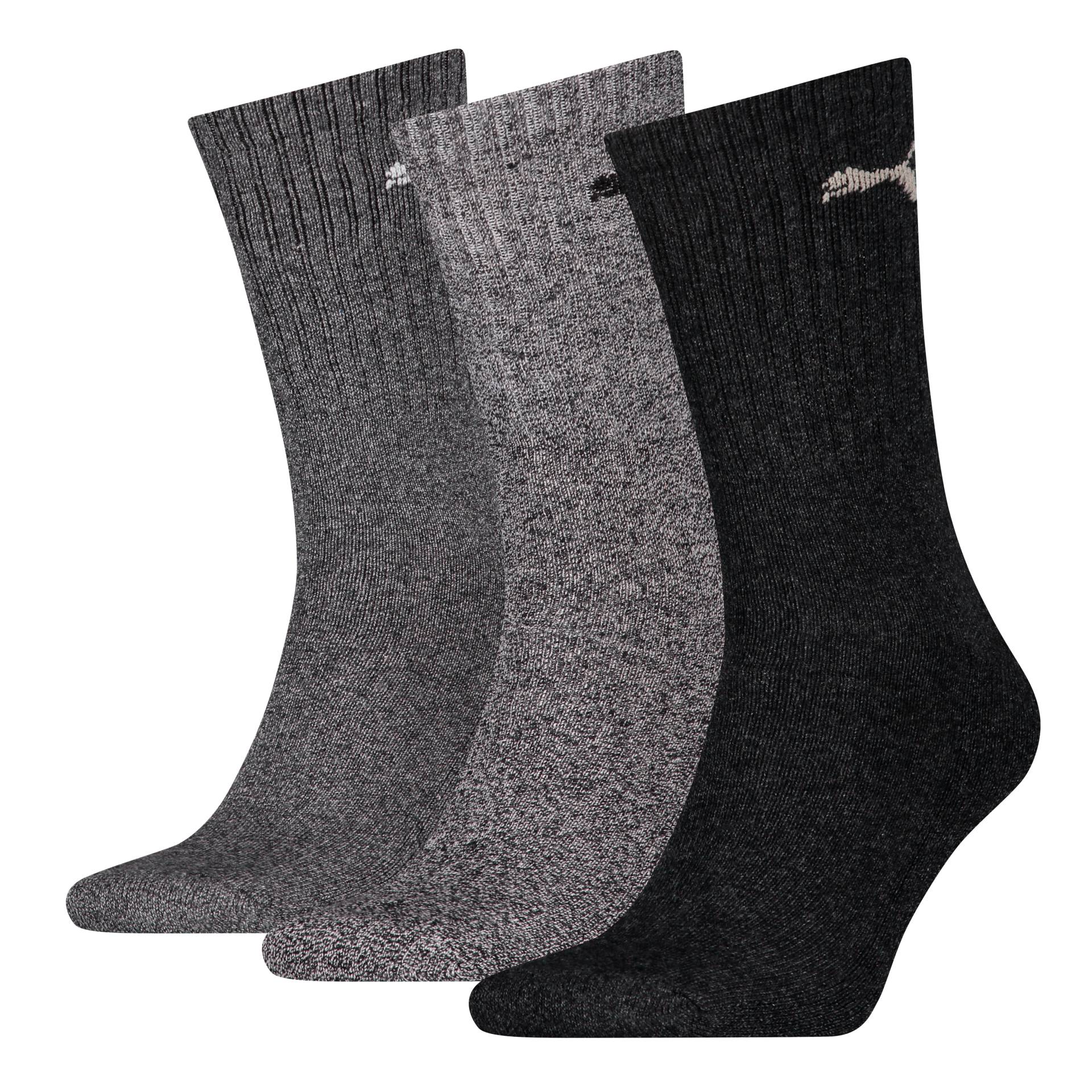 PUMA Socken »PUMA UNISEX CREW SOCK 3P«, (3 Paar), mit farblichem Logo von Puma