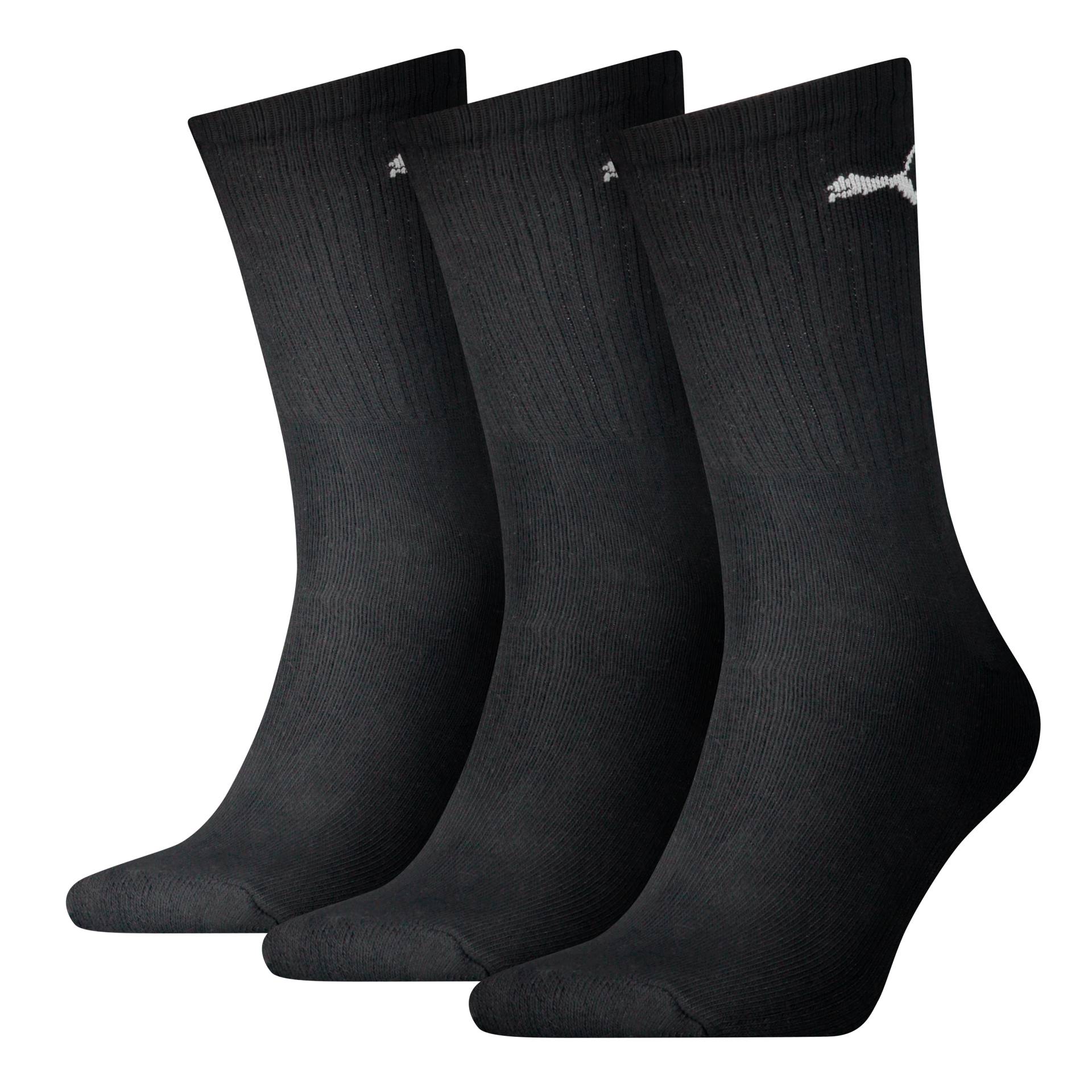 PUMA Socken »PUMA UNISEX CREW SOCK 3P«, (3 Paar), mit farblichem Logo von Puma
