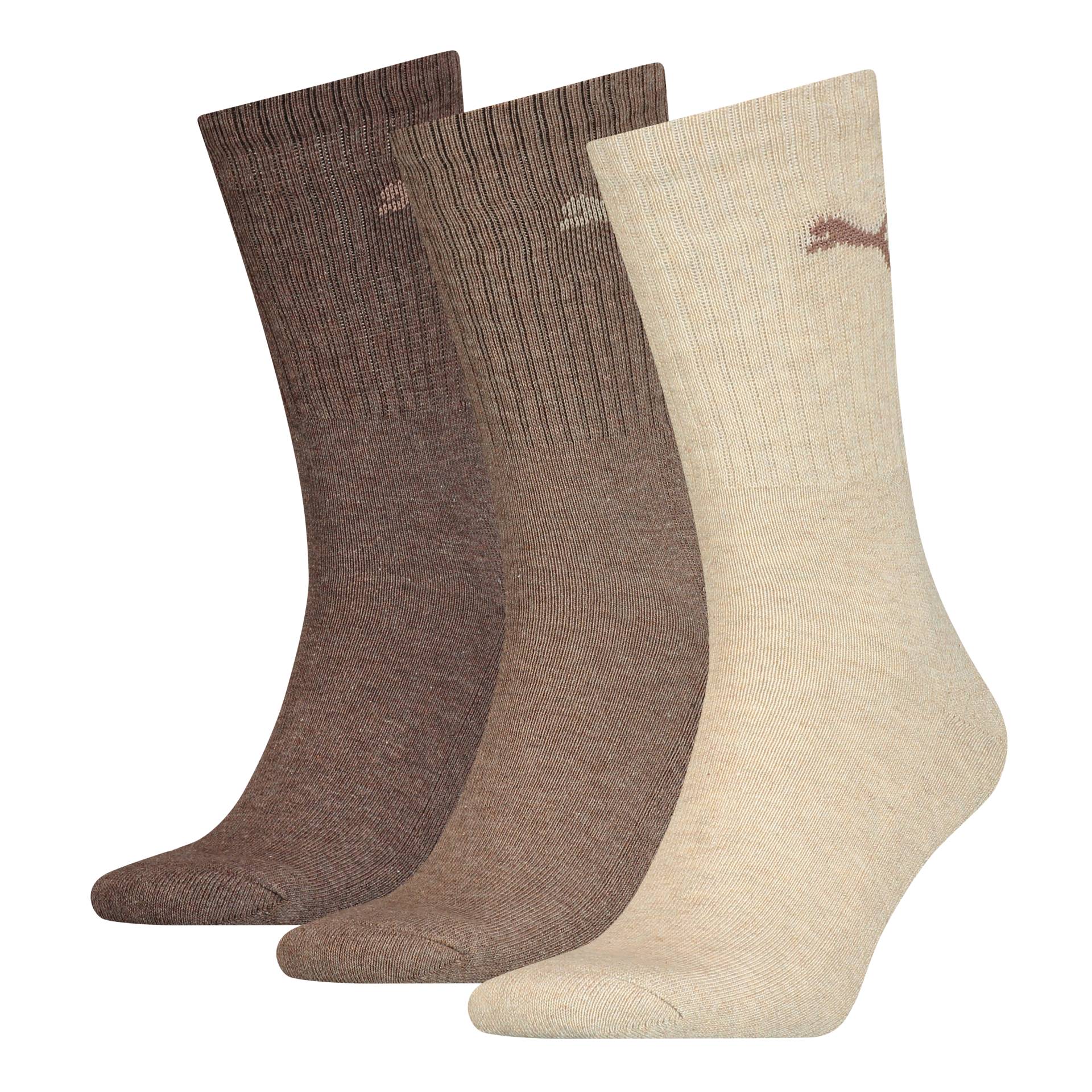PUMA Socken »PUMA UNISEX CREW SOCK 3P«, (3 Paar), mit farblichem Logo von Puma