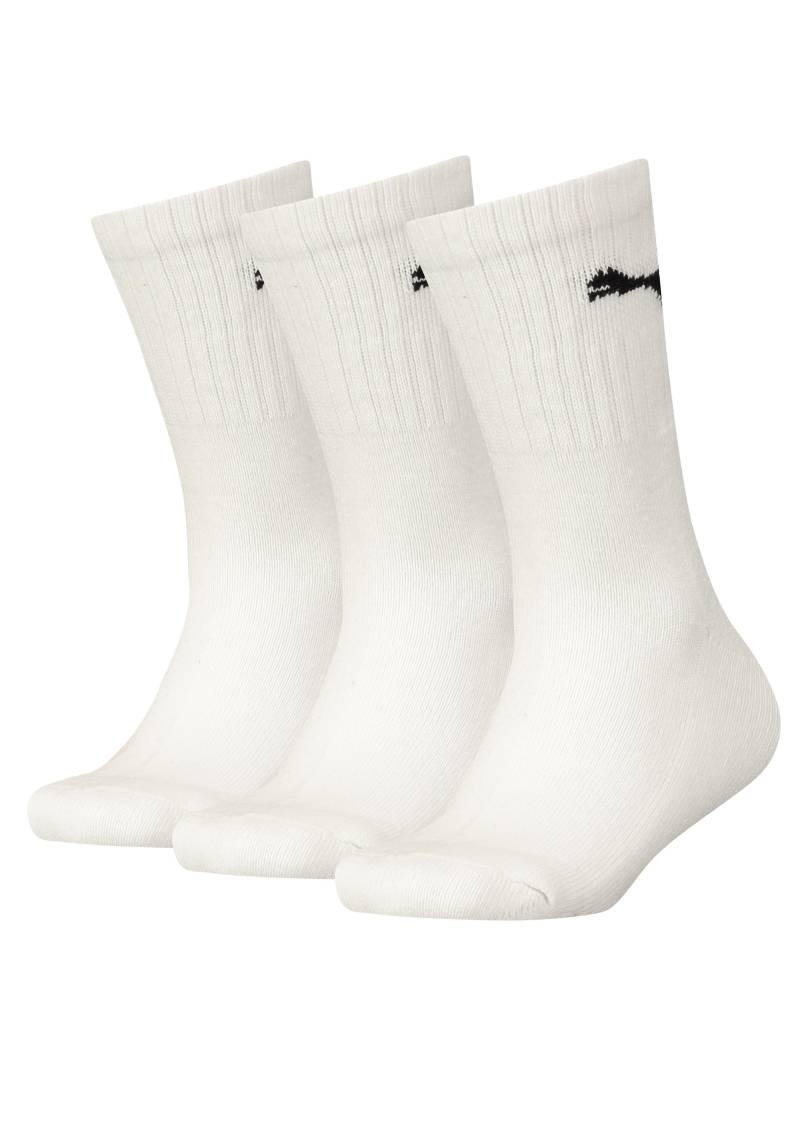 PUMA Socken »PUMA KIDS CREW SOCK 3P«, (3 Paar, 3 Paar), Junior mit klassischer Rippe von Puma