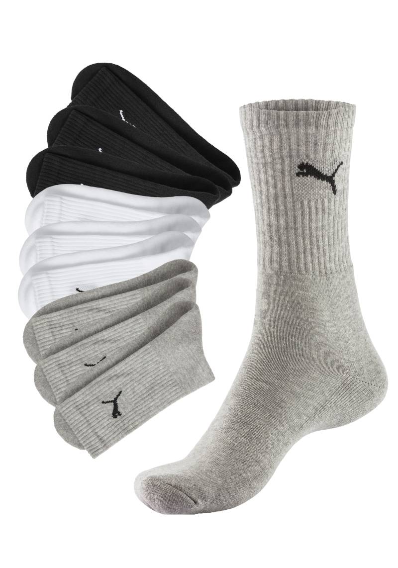 PUMA Sportsocken, (9 Paar), mit klassischer Rippe von Puma