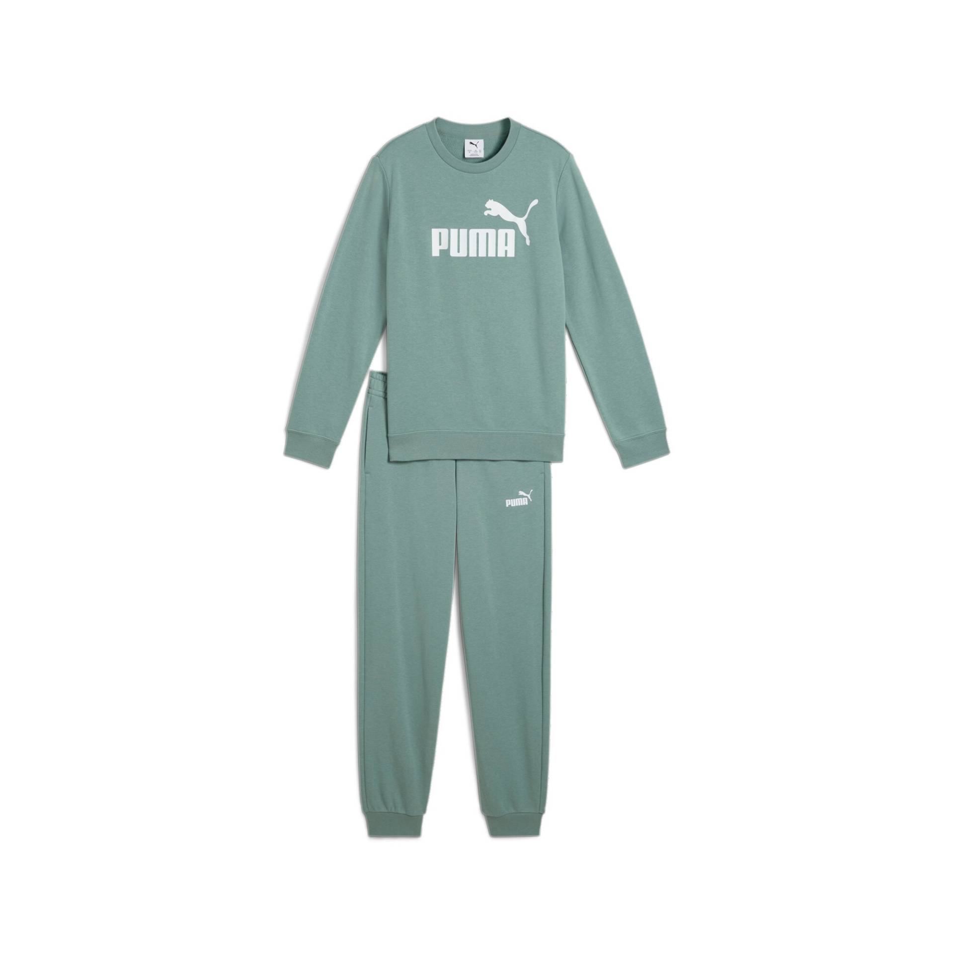 PUMA Trainingsanzug »ESS NO.1 LOGO CREW SWEAT SUIT TR B«, (2 tlg.) von Puma